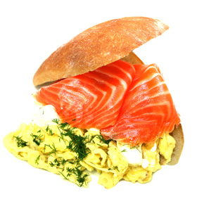 Ocean Trout Gravlax with Herbed Scrambled Eggs